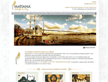 Tablet Screenshot of matiana.com.tr